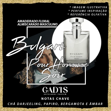Perfume Gadis 1192 Inspirado em Bvlgari Pour Homme Soir Contratipo